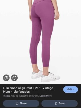 lululemon athletica Vintage Plum Align Leggings